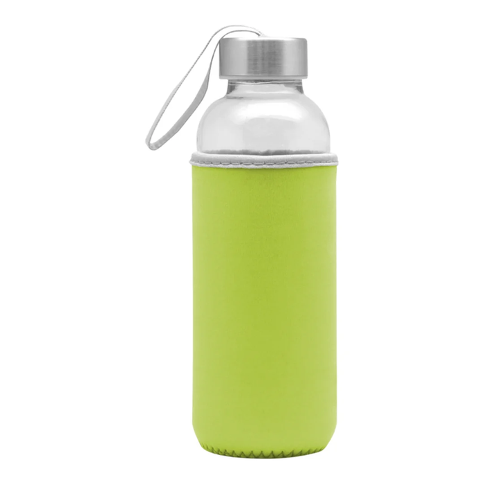 Hydrate Glass Water Bottle With Sleeve with Box