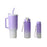3 pieces Plastic Gradient Cup Set Cup Set
