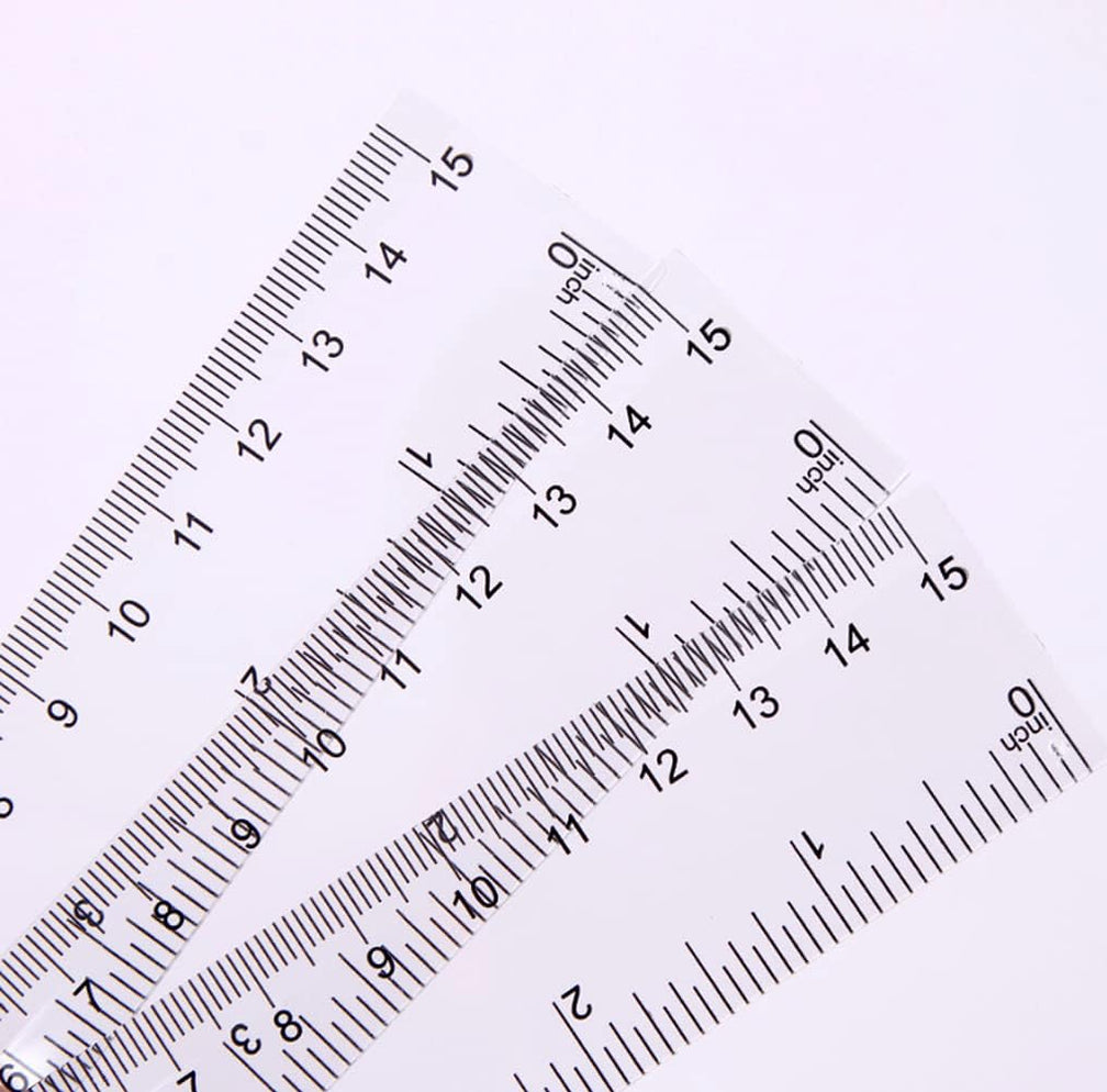 15cam Ruler 15cm Clear Ruler — Bagazio Promotions